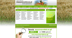 Desktop Screenshot of maszynyrolnicze.pl